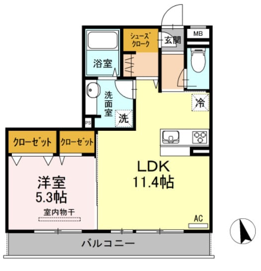 Ariaの物件間取画像