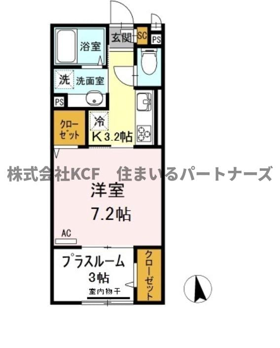 コンフォートプラスの物件間取画像