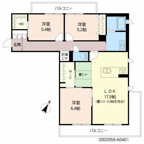 GS野中の物件間取画像