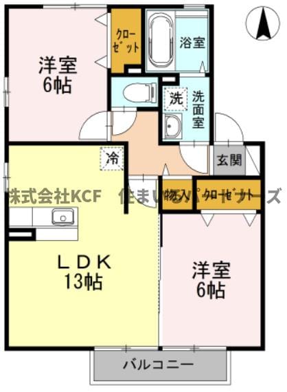 セジュールシャンスⅢの物件間取画像