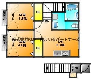 クラシア諏訪野の物件間取画像