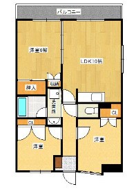 グリーンハイツの物件間取画像