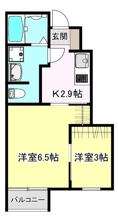 CASA上津の物件間取画像