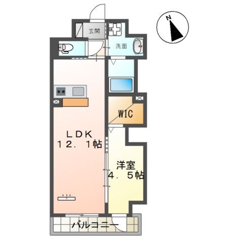 Tiara本町の物件間取画像