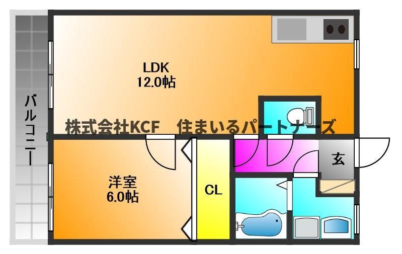 コーポラス青柳の物件間取画像