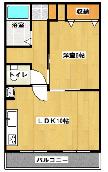 サングリーンコーポの物件間取画像