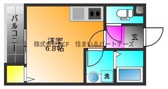 Sou.leaf久留米大前の物件間取画像