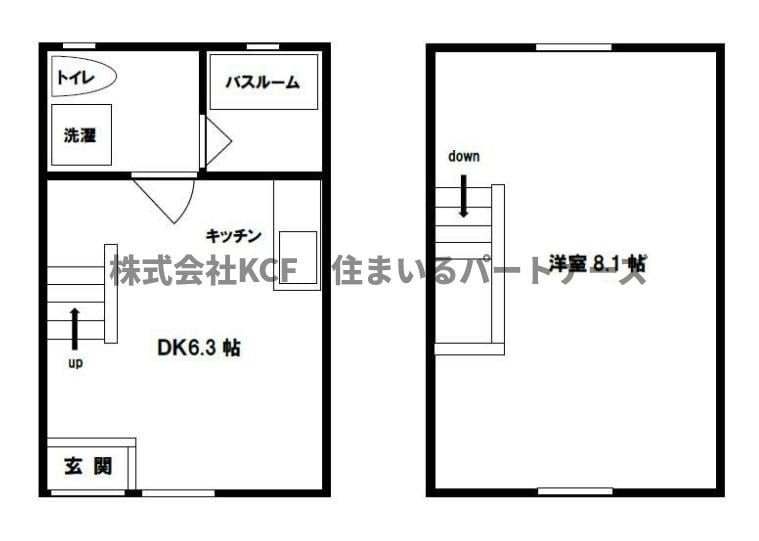 ikka広川Aの物件間取画像