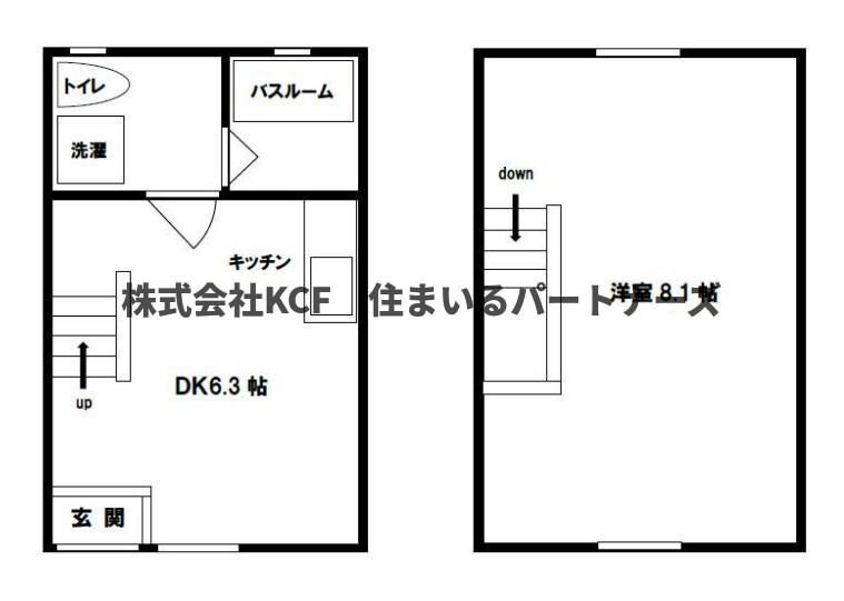 ikka広川Aの物件間取画像