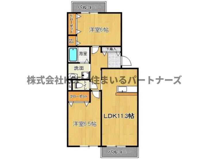 ミルキークォーツの物件間取画像