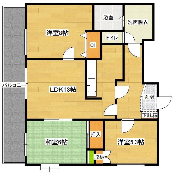 博多駅 徒歩19分 10階の物件間取画像