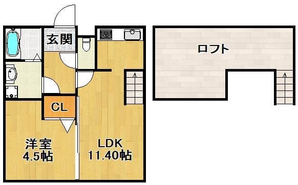 アンピオ吉塚弐番館の物件間取画像