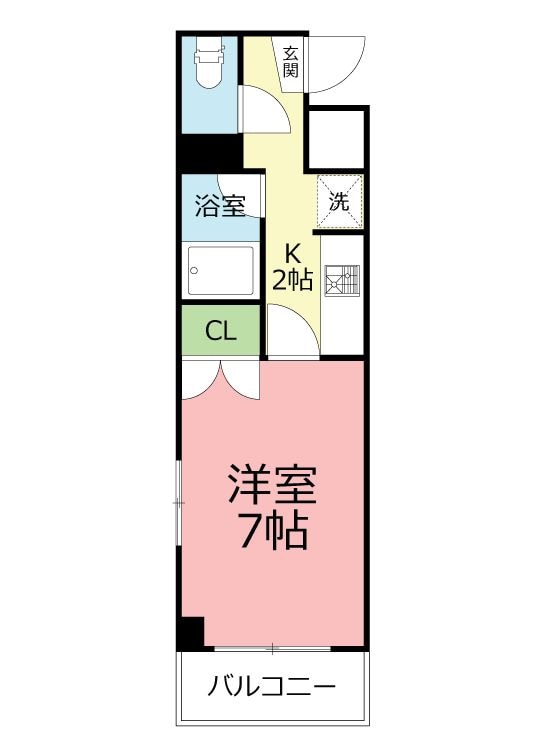 箱崎九大前駅 徒歩7分 4階の物件間取画像