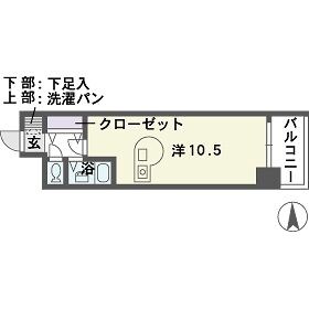 キャメロットパークビューの物件間取画像