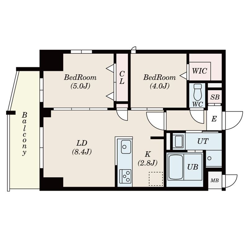 S-RESIDENCE名島の物件間取画像