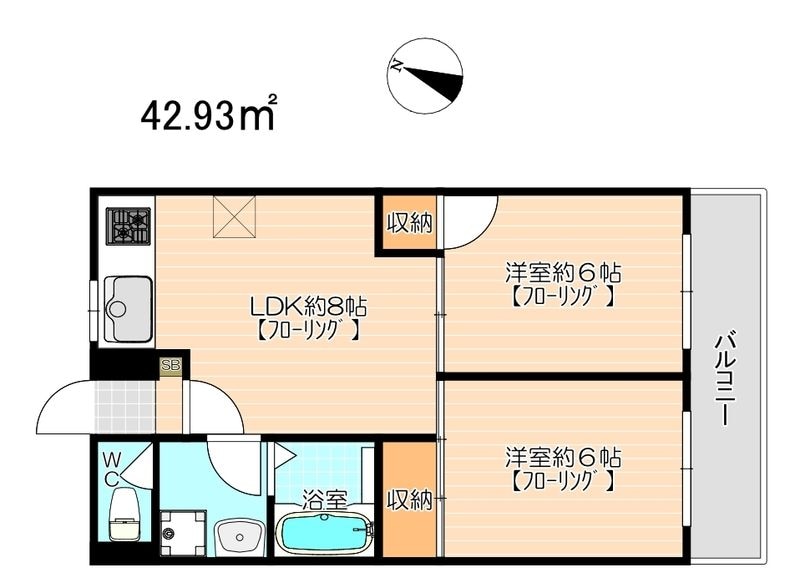 アーバン寺塚の物件間取画像