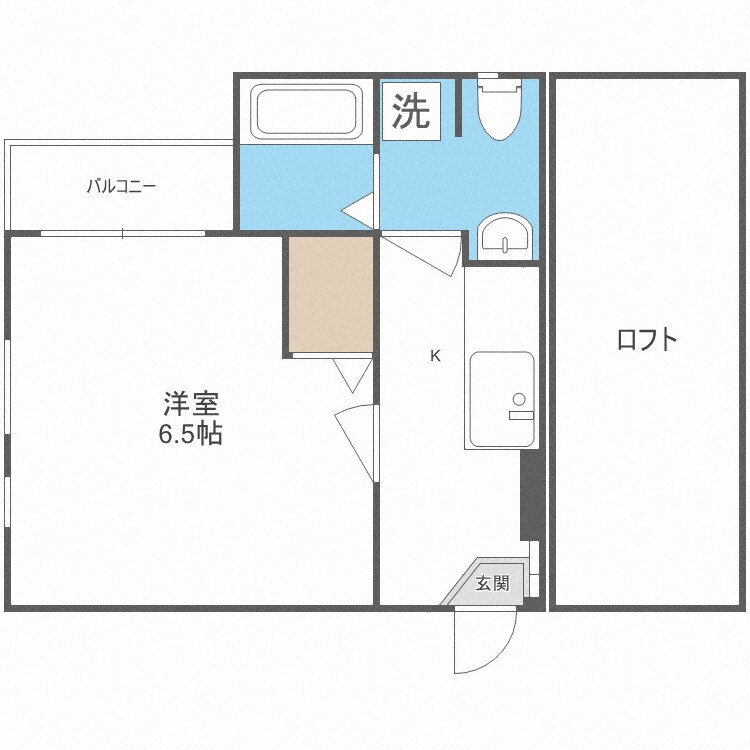 箱崎駅 徒歩5分 1階の物件間取画像