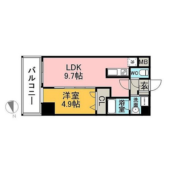 アトラスアルファーノ箱崎の物件間取画像