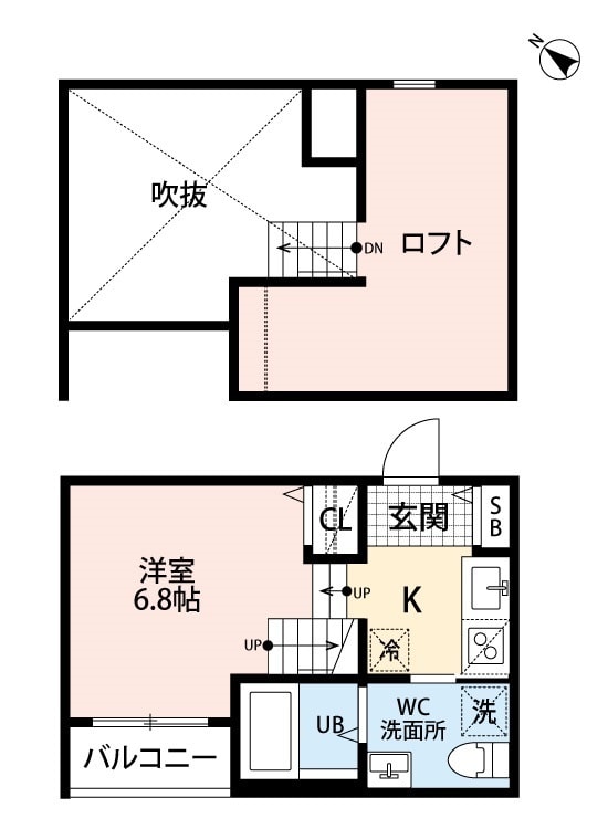 Dolcevita春町の物件間取画像