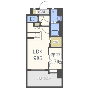 エンクレスト空港通りの物件間取画像