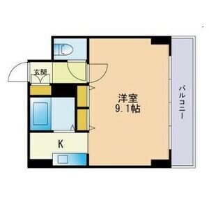 セレスベイサイド博多の物件間取画像