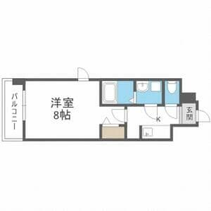 S-RESIDENCE大橋FLUSSの物件間取画像