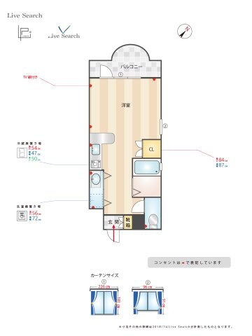 渡辺通駅 徒歩5分 5階の物件間取画像