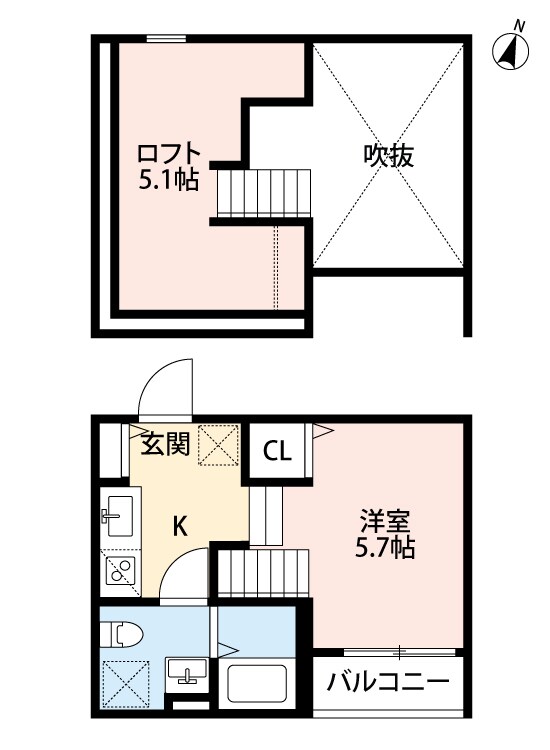 CONFORTIAⅠの物件間取画像