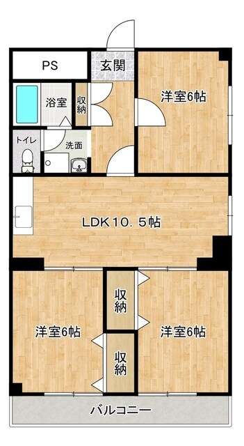 メゾンＭの物件間取画像