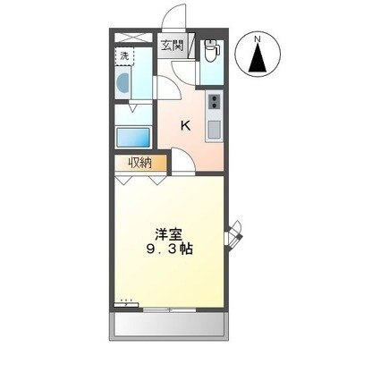 飾磨駅 徒歩5分 2階の物件間取画像