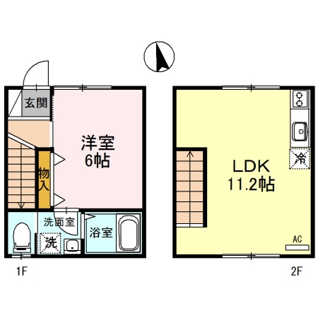 アーバン山吹の物件間取画像