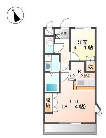 白浜の宮駅 徒歩20分 2階の物件間取画像