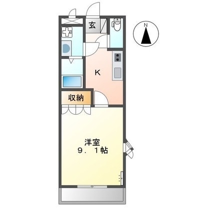 飾磨駅 徒歩8分 2階の物件間取画像