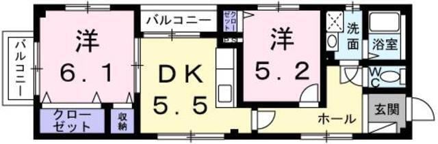 メゾンドエトワールの物件間取画像