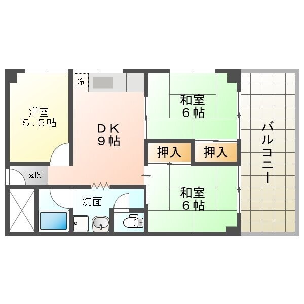 白岡ビルの物件間取画像