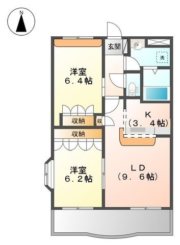 ロイヤルヒルズ青山の物件間取画像