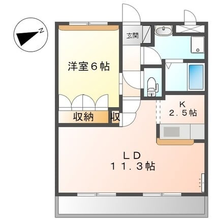 白浜の宮駅 徒歩20分 2階の物件間取画像