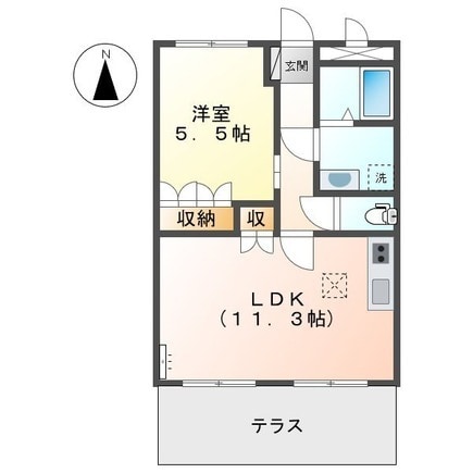 エーデルハイムの物件間取画像