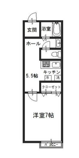 エトランス県大前の物件間取画像