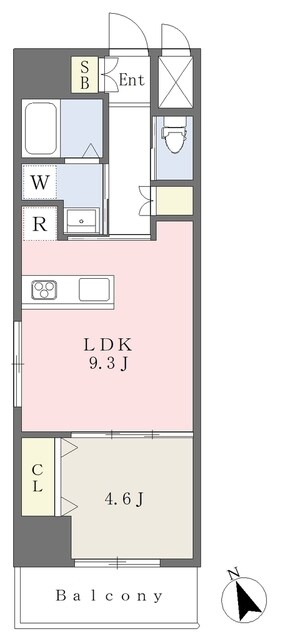 ＭＩＳＴＲＡＬ姫路駅前Ⅱの物件間取画像