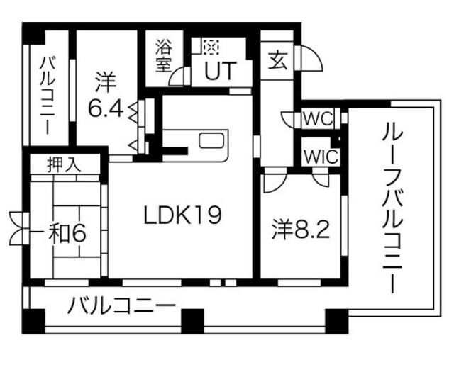 飾磨駅 徒歩17分 4階の物件間取画像