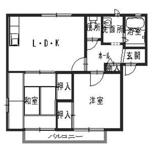 姫路駅 バス15分  書写郵便局前下車：停歩5分 2階の物件間取画像