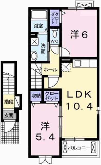 メゾン　ド　ソレイユⅡの物件間取画像