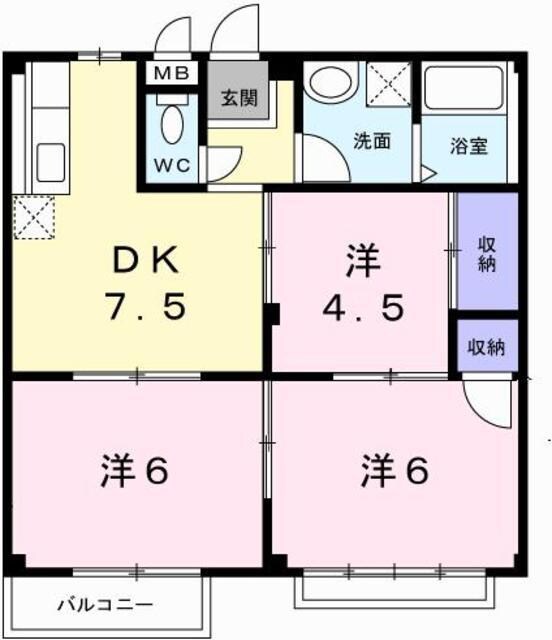 エルダー佐々木の物件間取画像