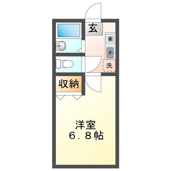 クリエイト興浜の物件間取画像