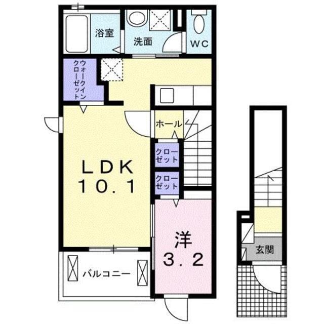 ファンド今宿Ⅰの物件間取画像