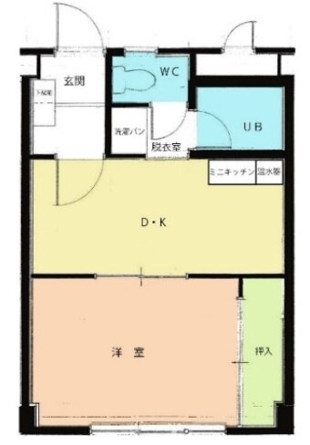 ファーストイン夢前川駅前の物件間取画像