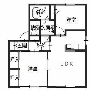 ディアス東南の物件間取画像