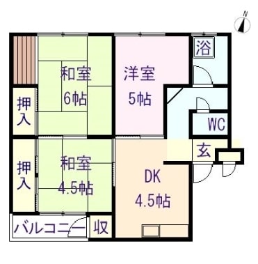 山陽天満駅 徒歩11分 4階の物件間取画像