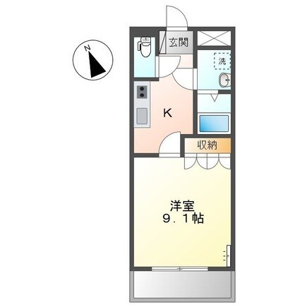 飾磨駅 徒歩15分 2階の物件間取画像